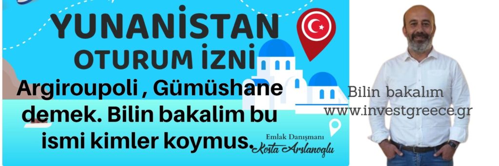 Yunanistan Oturum İzni Yunanistan Emlak Argiroupoli