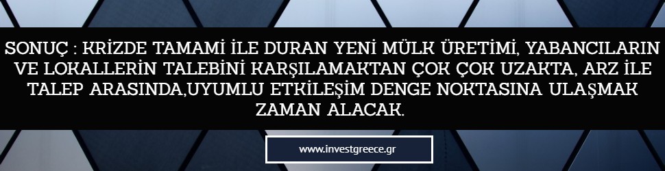 yunanistandaki inşaat, gayrımenkul , satılık ev , yunan emlak piyasası