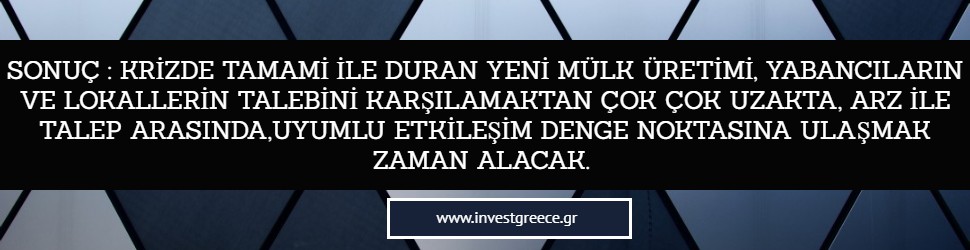 yunanistandaki inşaat, gayrımenkul , satılık ev , yunan emlak piyasası 