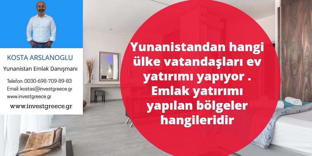 yunanistan nereden ev almalısınız 