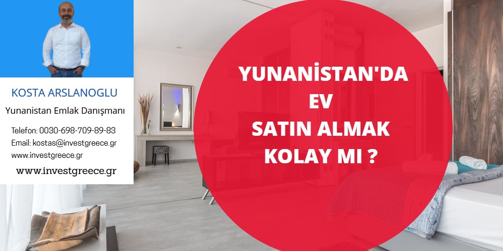 Yunanistan'da ev satın almak kolay mı ?