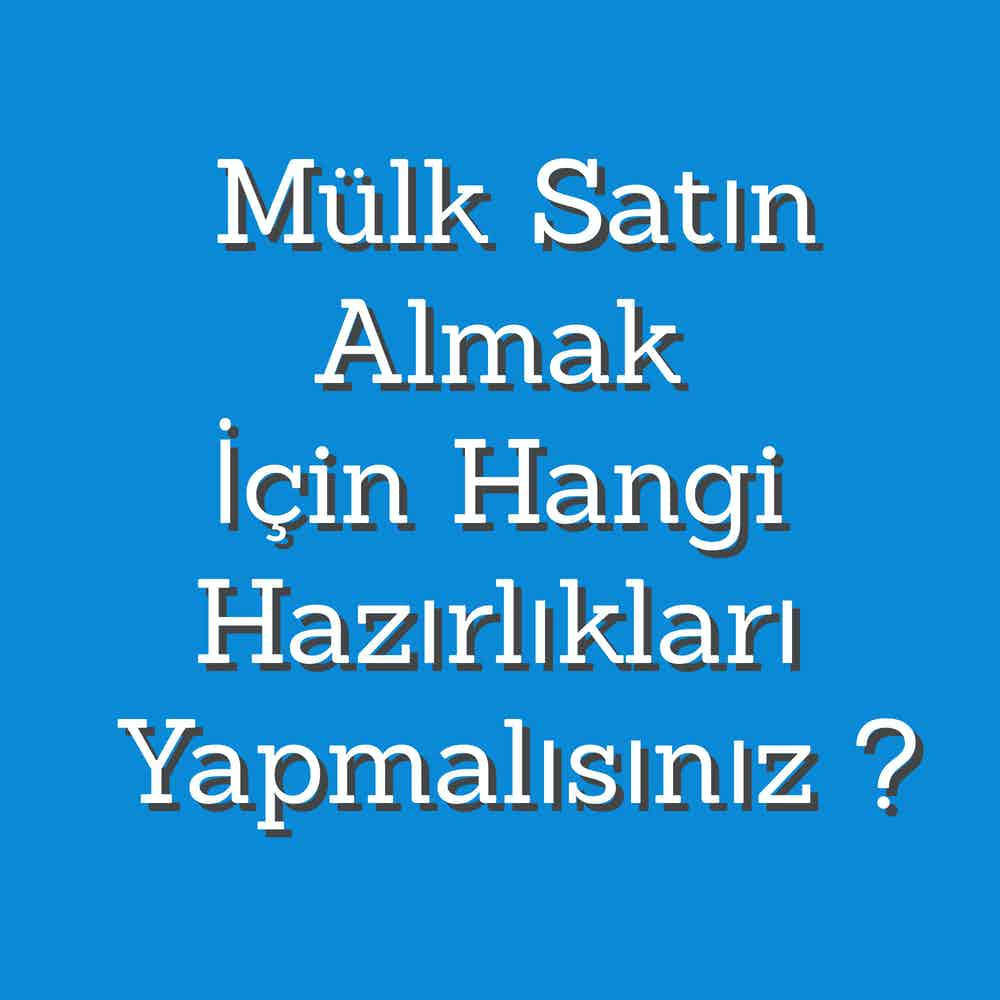 Yunanistanda mülk almak için hazırlık