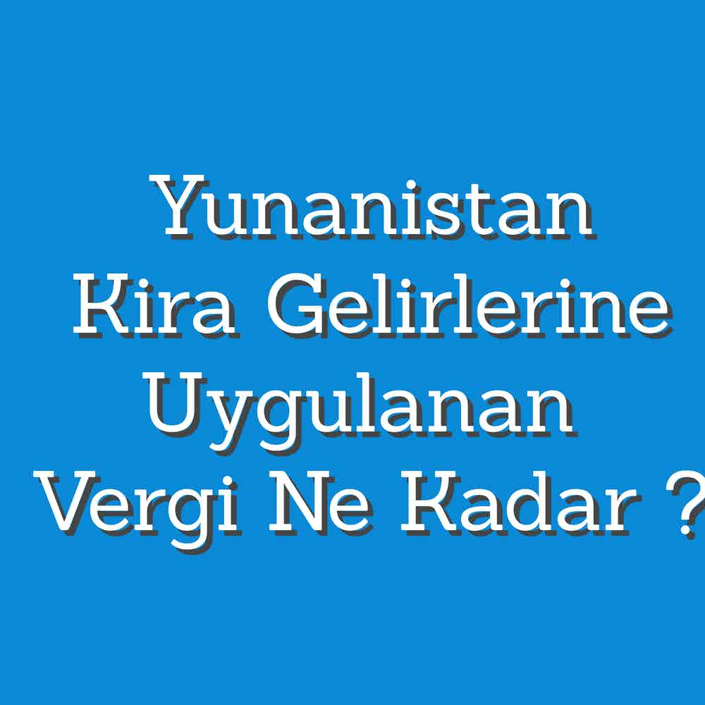 Yunanistan Kira Vergisi